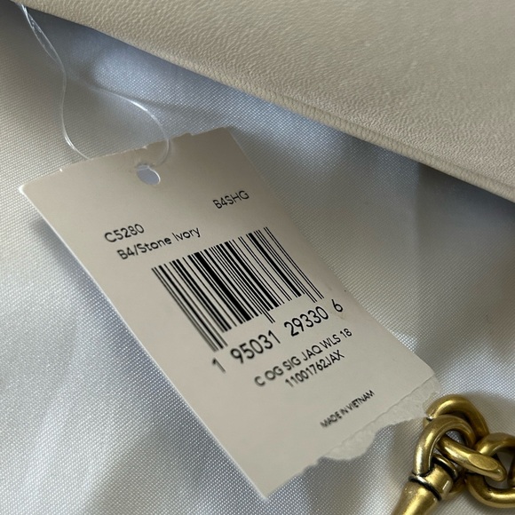 Coach Willis Top-Handle 18 In Signature Jacquard With Quilting - Picture 6 of 11